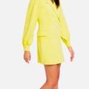 Black Halo  Mellow Yellow Olympia Blazer Mini Formal Dress sz 8 Photo 0