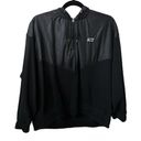 Nike Black Icon Clash Oversized Hooded Quarterzip Size Large Pullover. Photo 1