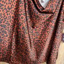 Ava & Viv  Cheetah Copper Brown Black Silky Satin Cowl Neck Top 3X NWT Photo 3