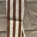 Buckle Brown And White Stripped Bell Bottoms Photo 0