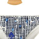 Poupette St. Barth  Lucy Pom Trim Dotted Bikini Bottom Navy Blue Size XS Photo 1