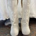 Cowboy / Cowgirl Boots White Size 10 Photo 1