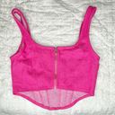 superdown Mika Corset Top in Hot Pink Extra Small Photo 6