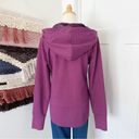 Betabrand  Knockout Travel Zip Up Hoodie Purple Size M Photo 6