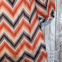 L8ter Women's  Short Long Sleeve Chevron Dress Size Large Photo 1