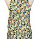 Modcloth  Young Threads Tank Floral Camisole Top Square Neck Green Blue Size S Photo 0