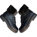 Bandolino  Womens Livia Black  Round Toe Lace Up Combat Boots Size 5 M Photo 5