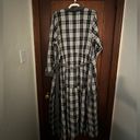 Eloquii  Plaid Button Front Maxi Dress Size 20 Photo 2