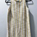 Mango MNG  Yellow Striped Sleeveless Dress Size 4 Photo 0