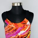 AB Studio  Womens Medium M Multicolor Patterned Tank Top Sleeveless Photo 1