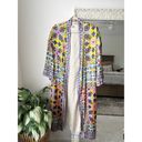 ZARA  Satin Effect Printed Belted Kimono Robe Photo 2