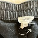 Aerie Distressed Light Black Jean Shorts  Photo 1