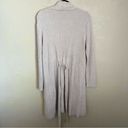Barefoot Dreams  CozyChic Lite HE Ribbed Robe Faded Rose Pearl Small Medium Photo 4