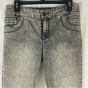  Platinum Denim Black Gray Acid Wash Crop Chicos Size 0-Women’s Size 4 Photo 8