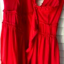 fab'rik Red Spaghetti Strap Dress  Photo 3