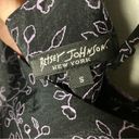 Betsey Johnson Vintage Betsy Johnson long Dress Black label witch black pink eyelet size s Photo 14