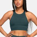 Outdoor Voices NWT  Move free crop top in evergreen size S Photo 2