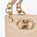 Salvatore Ferragamo  Gancino Leather Top-Handle Bag, Blush Pink UNIQUE! Sold Out Photo 3