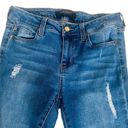 Liverpool  Women's Size 4/27 Jeans Mid Rise Ankle The Skinny Distressed Stretchy Photo 2