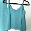 St. John  Knit Light Blue Cami Top and Wide Leg Pant Set Photo 0