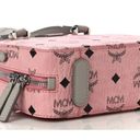 MCM  New Mini Half Moon Top Handle Satchel Purse Soft Pink Logo Crossbody… Photo 10