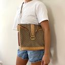 Gucci Vintage  Micro GG Sherry Line Leather Shoulder Bag Photo 15