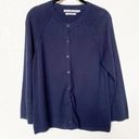 Tommy Hilfiger  100% Cotton Navy Cardigan Size Medium Photo 0