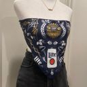 Miller Lite Beer Navy Blue Bandana Scarf Handkerchief Photo 1