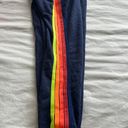 Aviator Nation Navy Neon Stripe  Sweatpants Photo 1