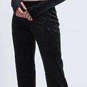 Adidas NWT  Originals Crushed Velvet Crop Top & Flared Pants Active Set Black S Photo 0