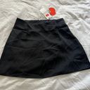 Cider black minimalist satin mini skirt XS NWT Photo 7