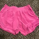 Lululemon Sonic Pink Hotty Hot Shorts Photo 0