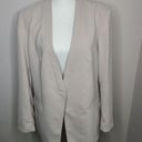 Tommy Hilfiger Tommy Hilifiger Open Front Blazer Jacket Tan Size 14 Photo 0