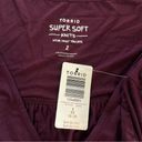 Torrid NWT  Dark Purple Wine Super Soft Knit Long Sleeve Surplice Top Size 2X Photo 9