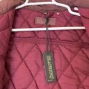 BLANK NYC  37DJ5993 Women’s Burgundy Long Sleeve Quilted Bomber Jacket Size Medium Photo 9