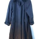 Anne Klein  Black Trench Coat Photo 0