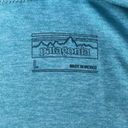 Patagonia  teal blue pencil casual skirt size large Photo 3