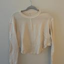 Free People  Long Sleeve Waffle Knit Top Photo 0