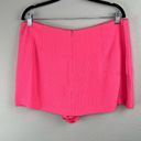 Amanda Uprichard  Dale Hot Pink Slit Mini Skort Size XL Photo 12