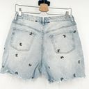 Tinseltown  Womens Butterfly Distressed High Rise Cut Off Denim Shorts Size 13 Photo 5