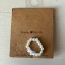 Brandy Melville NWT  PEARL RING stretch Photo 1