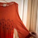 Esley  Orange Crochet Top Photo 3