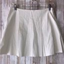 BCBGeneration NWT BCBG White Faux Leather Skirt Photo 0