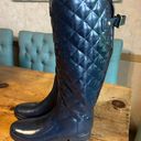 Hunter Refined Gloss Quilted Tall Rain Boots Photo 0