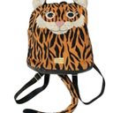 Betsey Johnson  LUV BETSEY Spike Kitsch Mid Sized Tiger Animal Print Backpack Photo 9