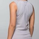 Lululemon  In The Flow Ruched Dress in Heather Medium Gray Photo 1