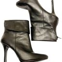 Ralph Lauren LAUREN  leather cuffed stiletto boots Photo 0