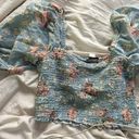 American Eagle Puff Sleeve Top Photo 0