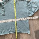 belle du jour Long Sleeve Polo Sweatshirt, Women's Size Large Green NEW MSRP $39 Photo 1