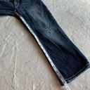 Silver Jeans Silver‎ Jeans Suki Surplus Capri Womens 26 Blue Denim Embroidered Pockets Casual Photo 7